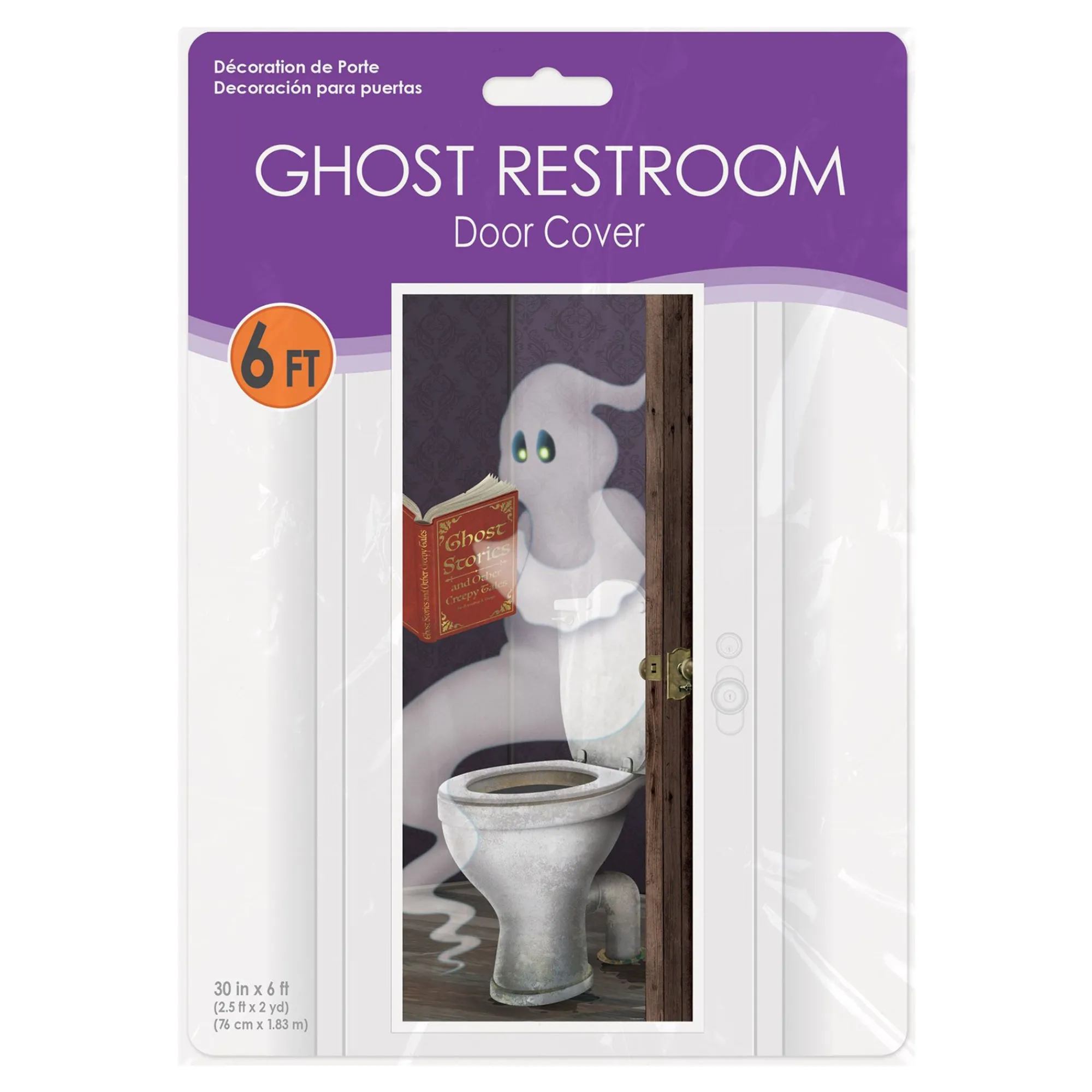 Online Windy City Novelties Ghost Bathroom Door Cover