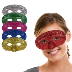 Discount Windy City Novelties Glitter Half Masks
