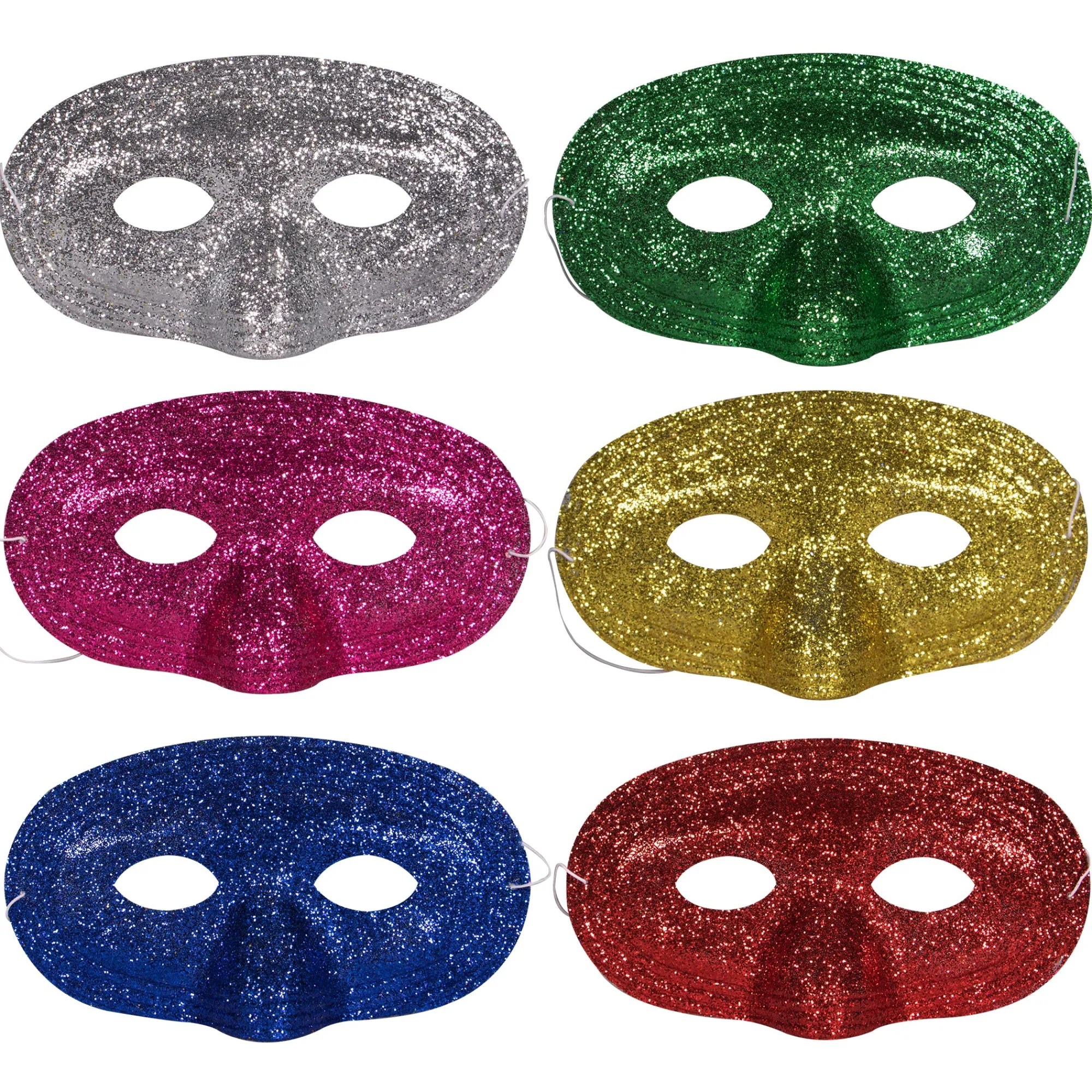 Discount Windy City Novelties Glitter Half Masks