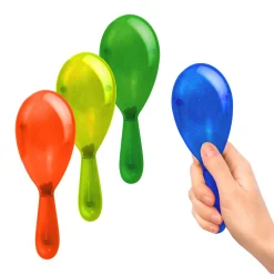 New Windy City Novelties Glitter Plastic Party Maracas