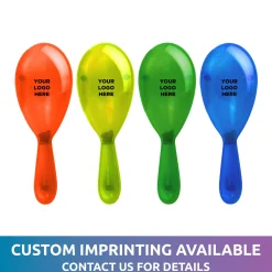New Windy City Novelties Glitter Plastic Party Maracas