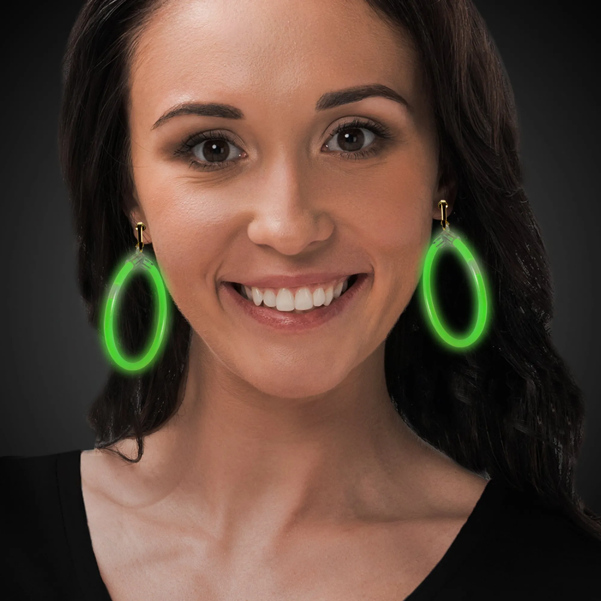 Outlet Windy City Novelties Glow Hoop Earrings