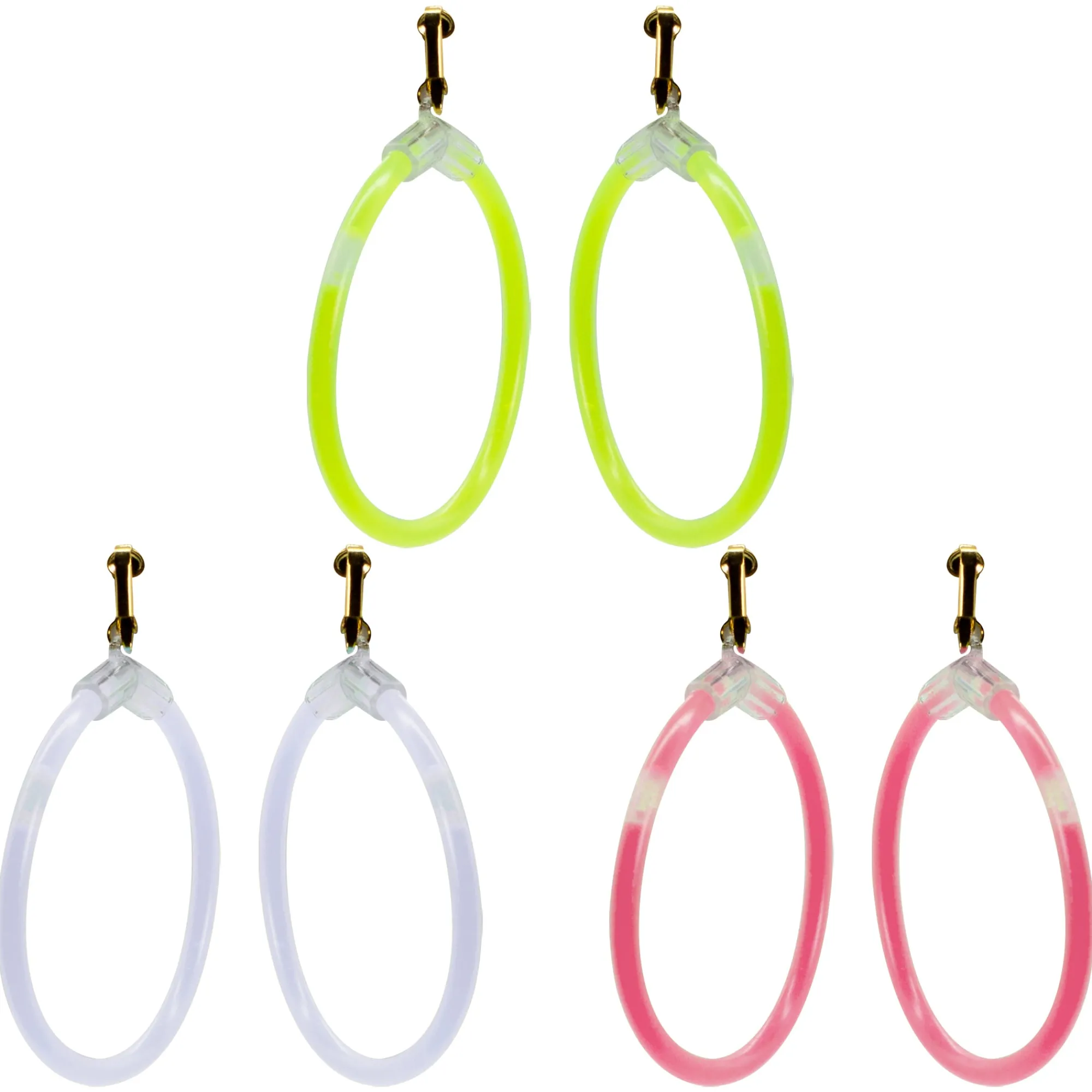 Outlet Windy City Novelties Glow Hoop Earrings