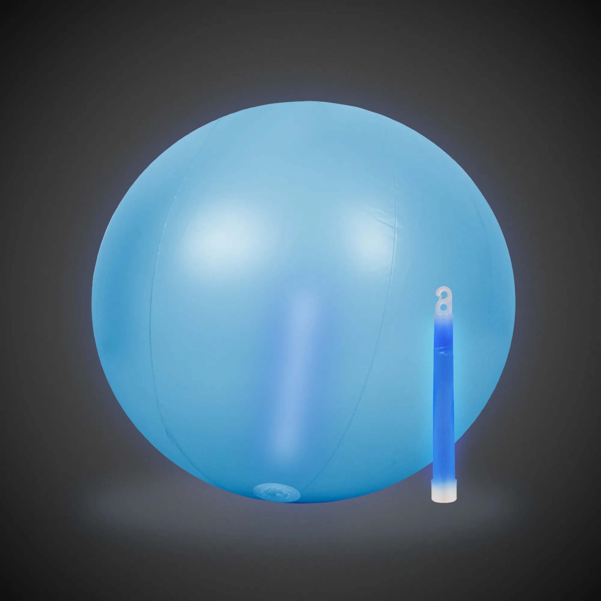 Discount Windy City Novelties Glow in the Dark 12" Beach Ball Blue