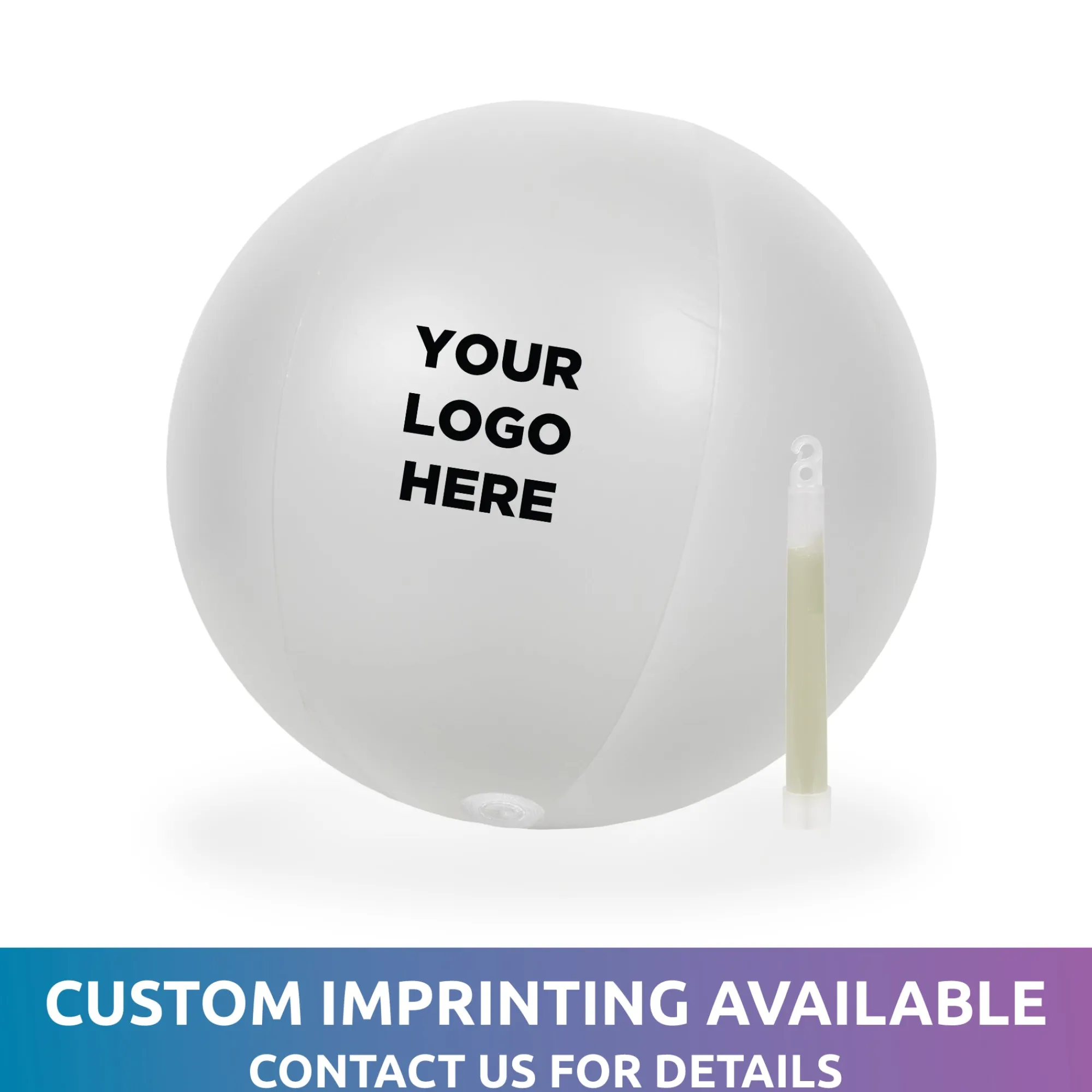 Discount Windy City Novelties Glow in the Dark 12" Beach Ball Blue