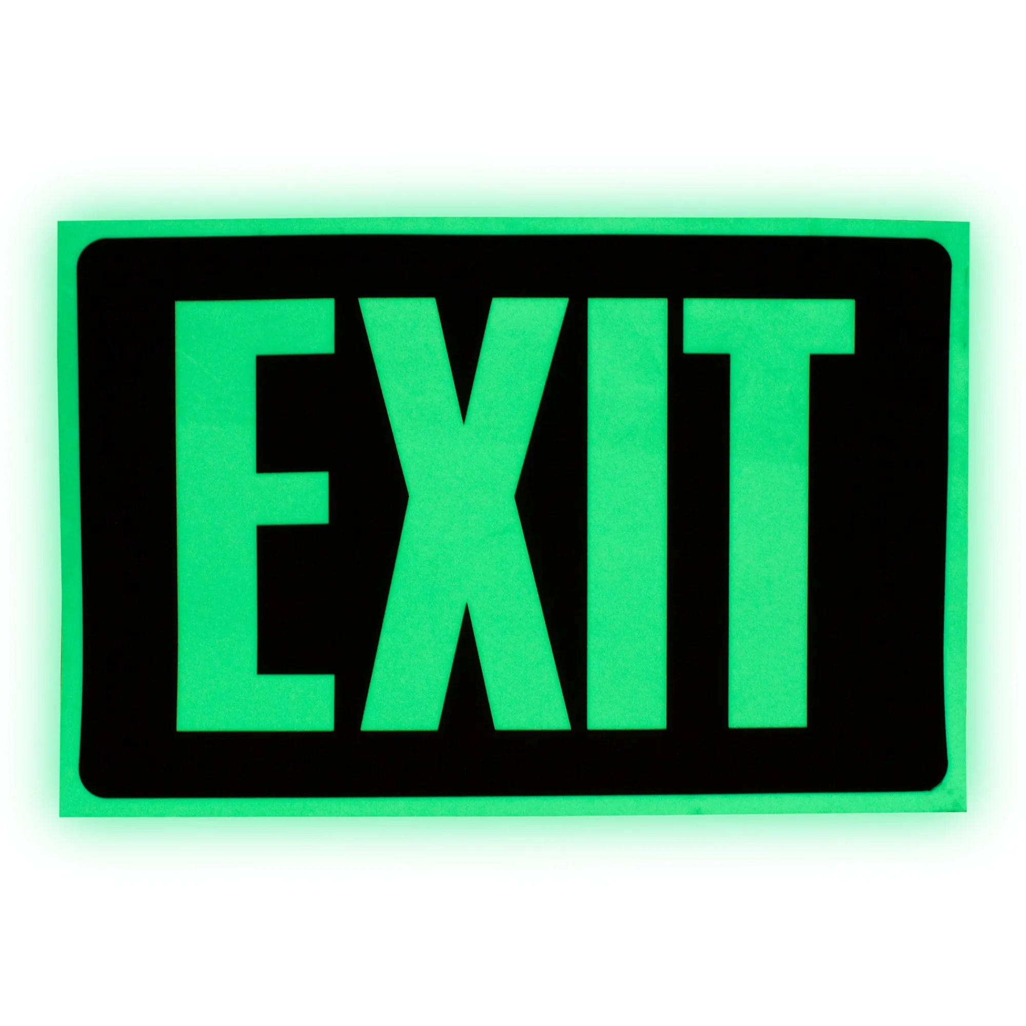 Discount Windy City Novelties Glow In the Dark Exit Sign