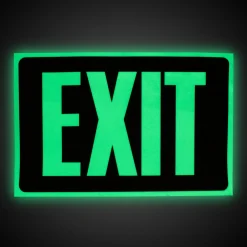 Discount Windy City Novelties Glow In the Dark Exit Sign