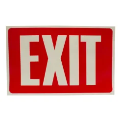 Discount Windy City Novelties Glow In the Dark Exit Sign