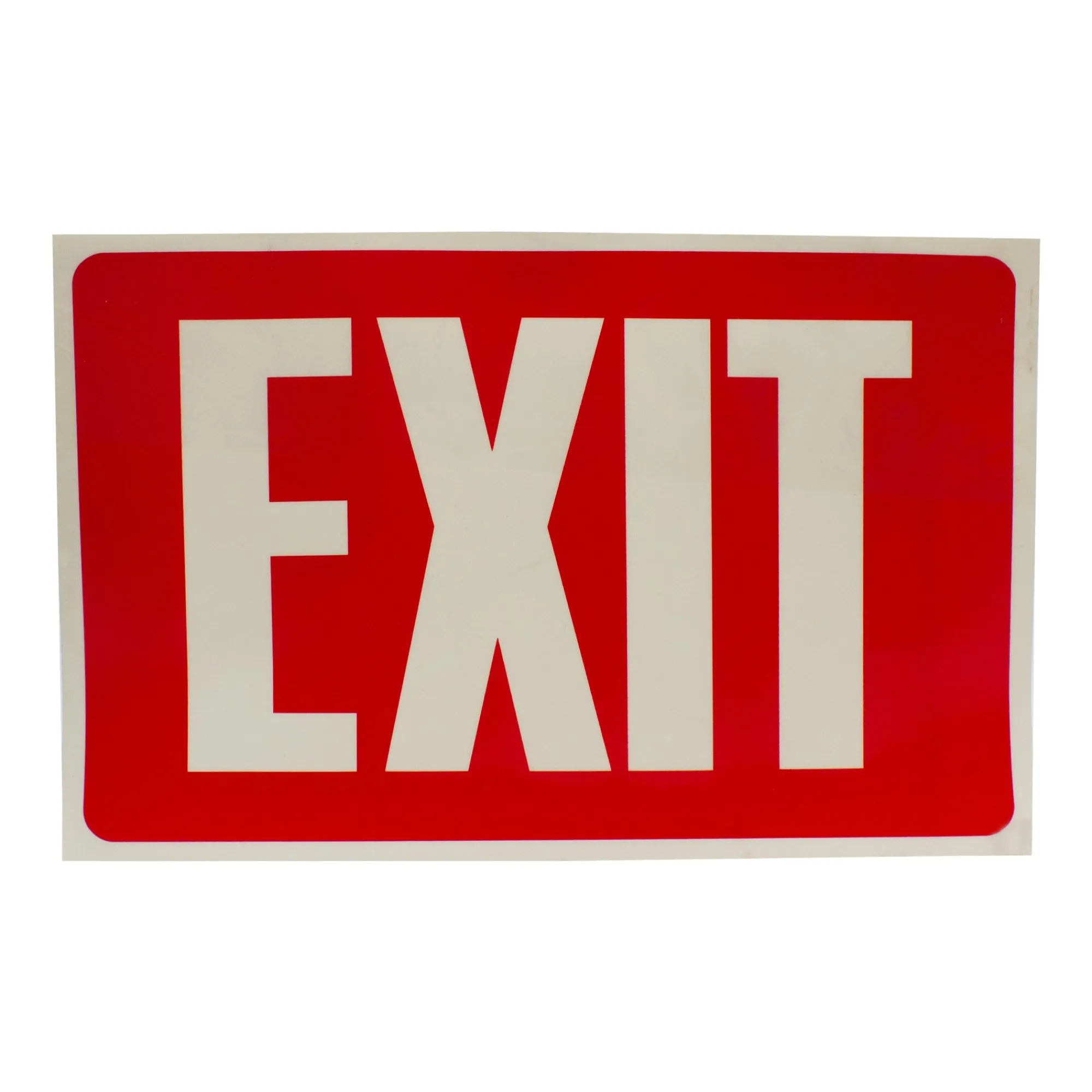 Discount Windy City Novelties Glow In the Dark Exit Sign