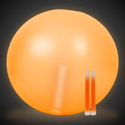 Windy City Novelties Glow in the Dark 24" Beach Ball Orange