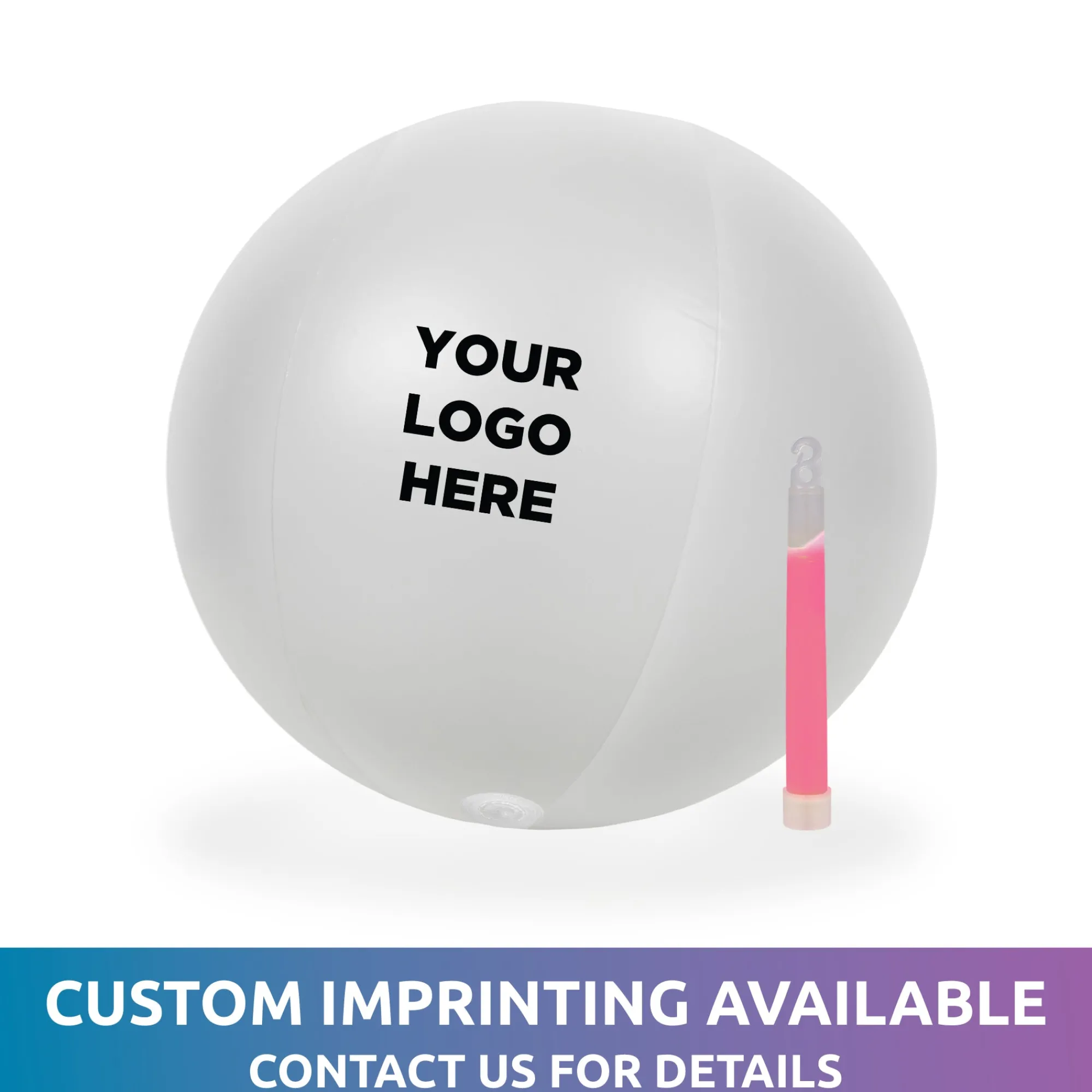 Discount Windy City Novelties Glow in the Dark 12" Beach Ball Purple