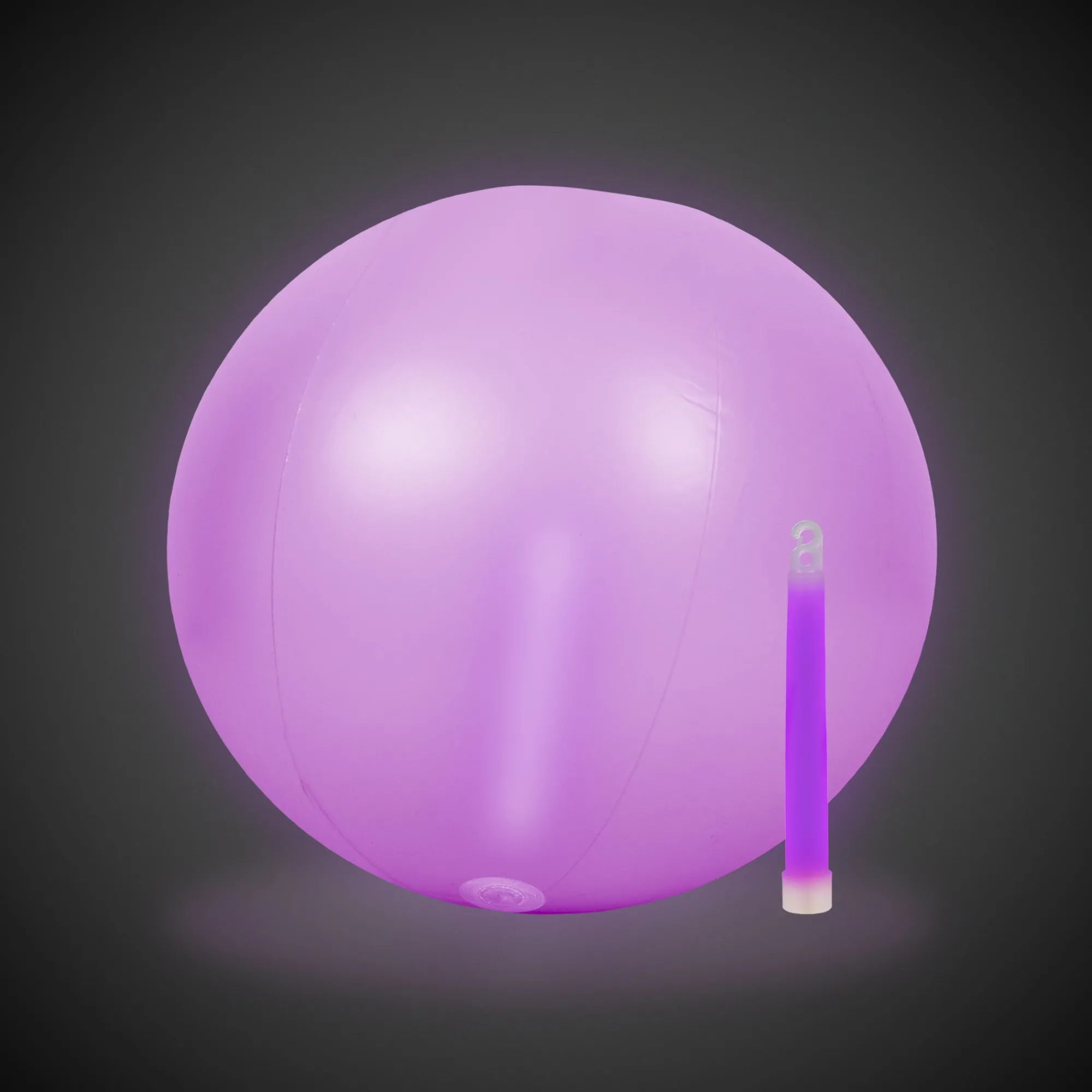 Discount Windy City Novelties Glow in the Dark 12" Beach Ball Purple