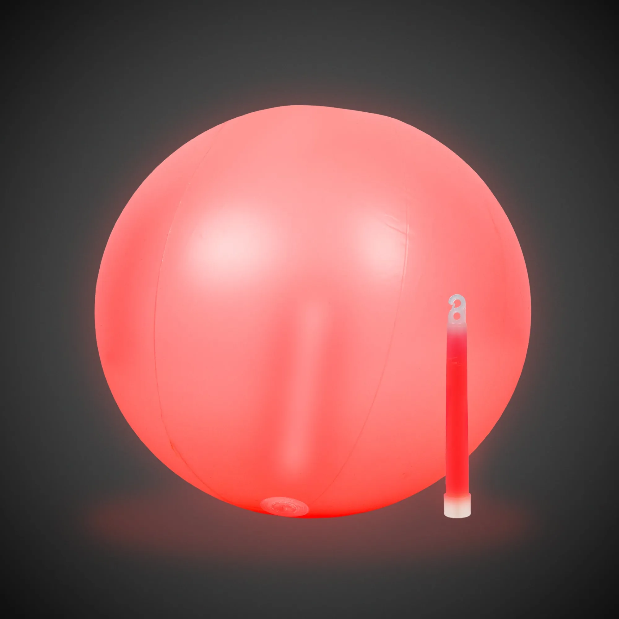 Online Windy City Novelties Glow in the Dark 12" Beach Ball Red