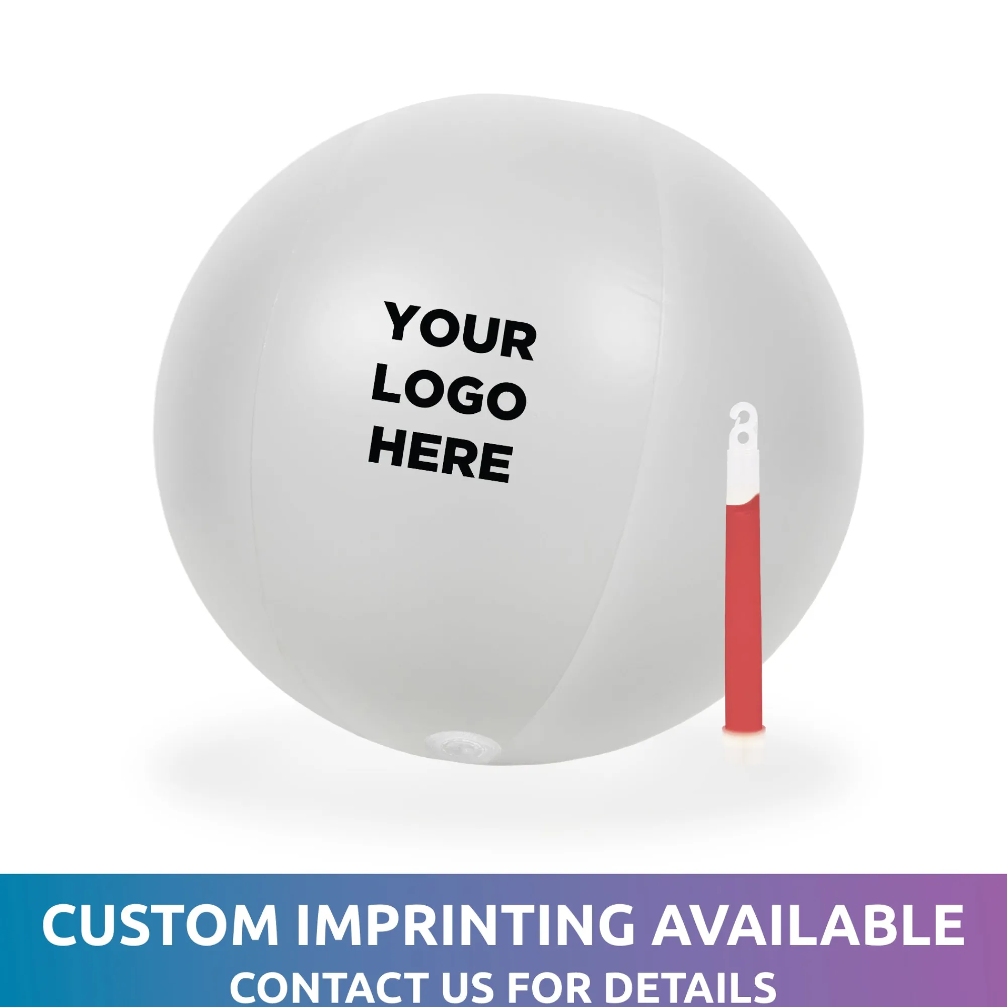 Online Windy City Novelties Glow in the Dark 12" Beach Ball Red