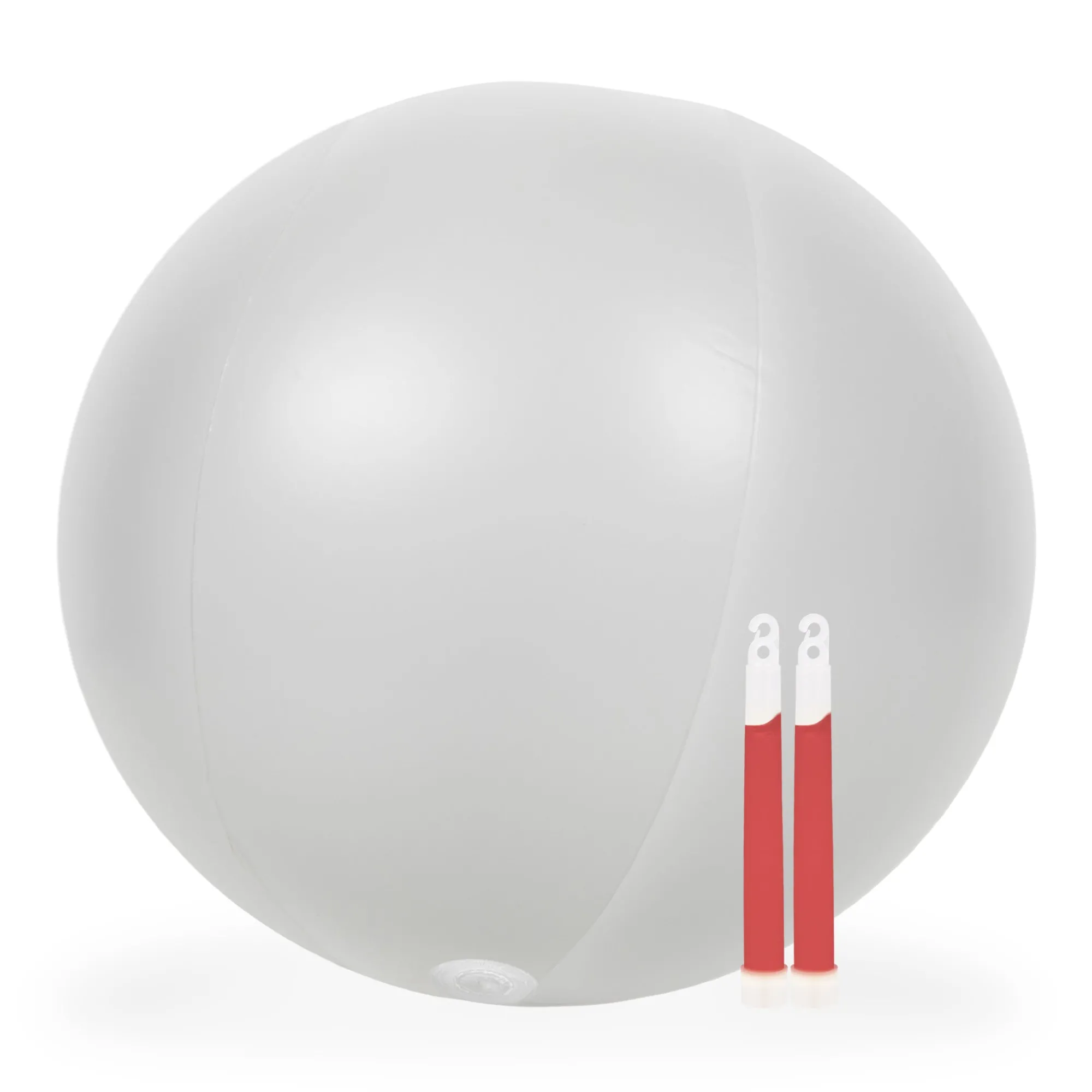 New Windy City Novelties Glow in the Dark 24" Beach Ball Red