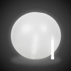 Windy City Novelties Glow in the Dark 12" Beach Ball White