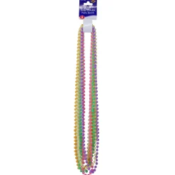 Windy City Novelties Glow Mardi Gras Bead Necklaces
