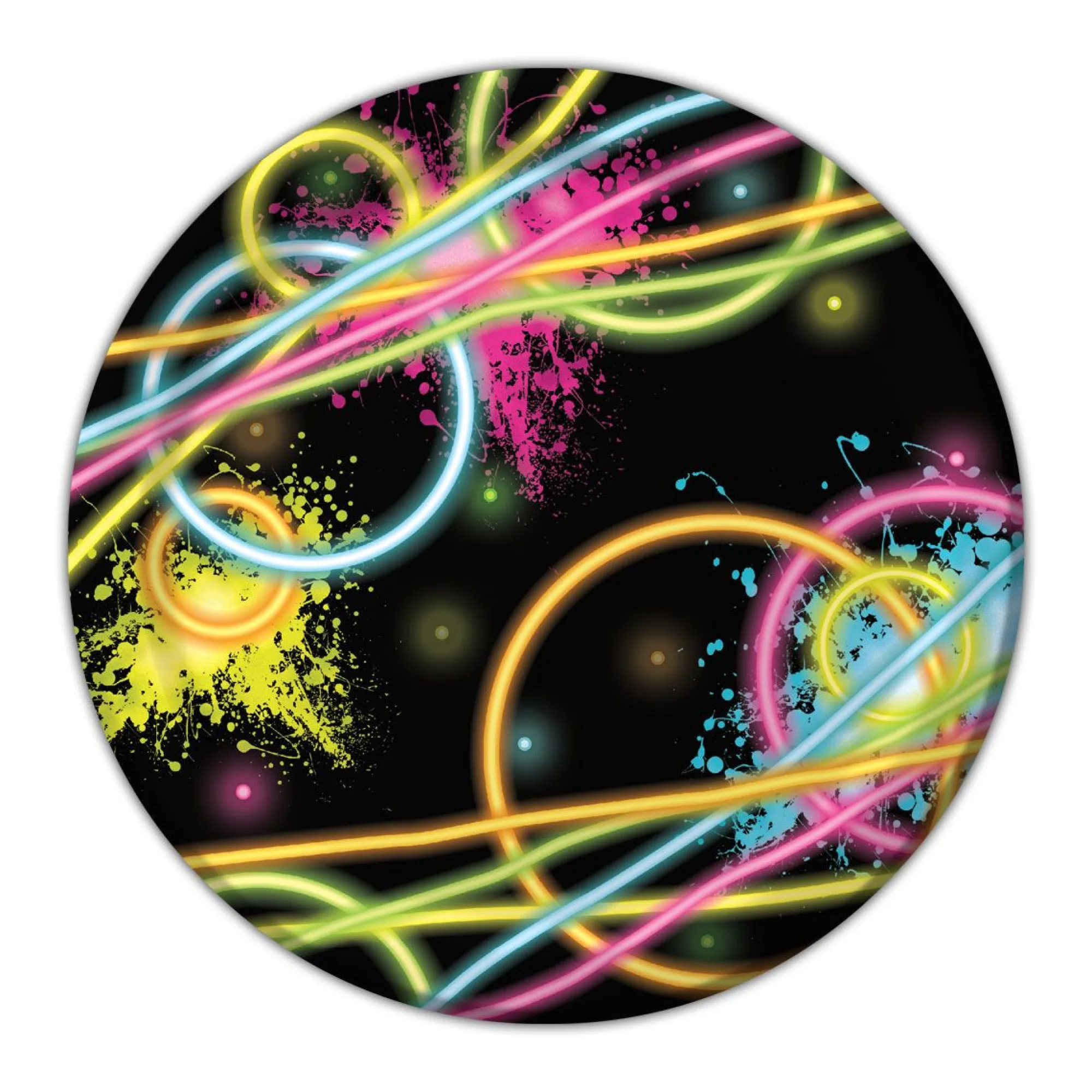 Online Windy City Novelties Glow Party 7" Plates
