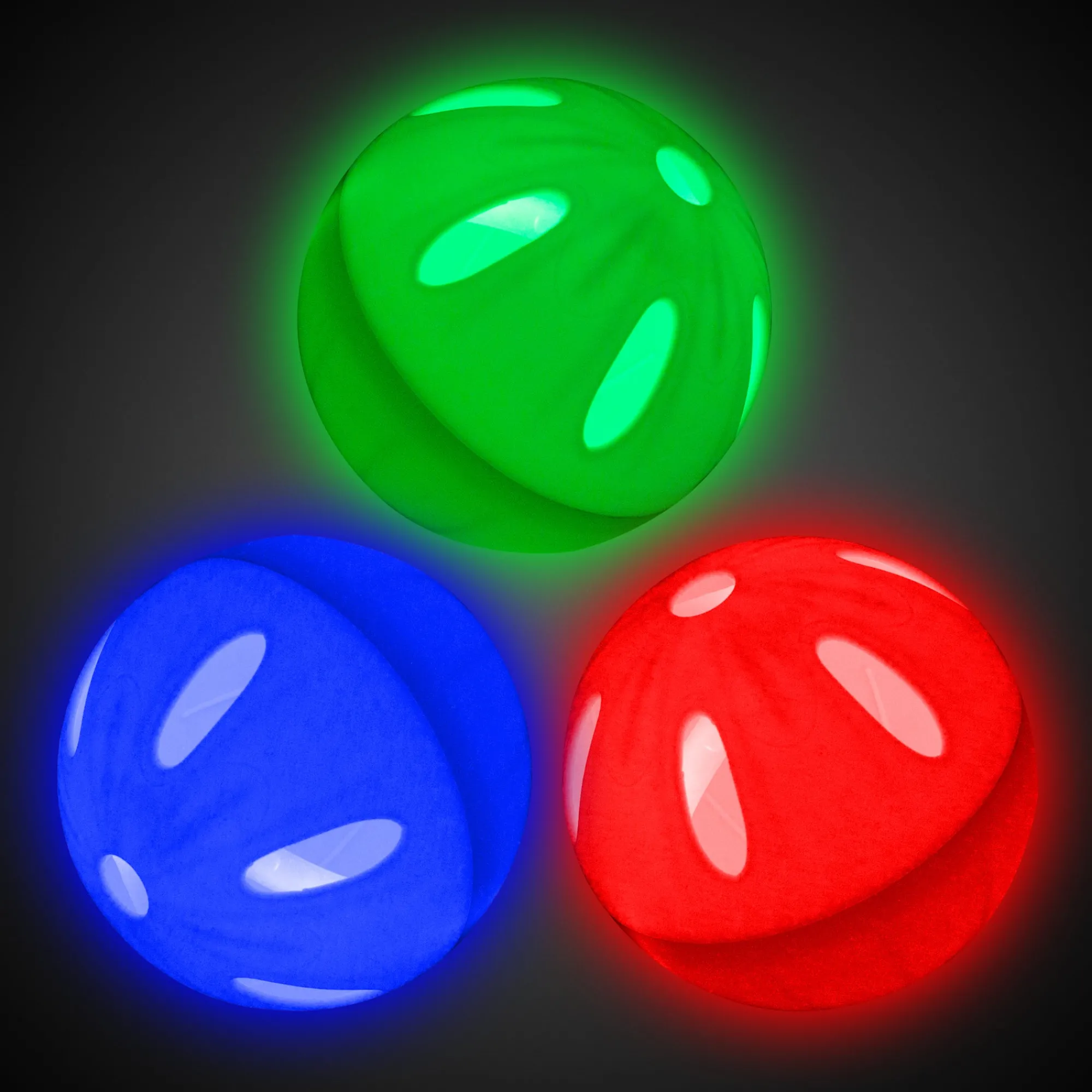 Best Windy City Novelties Glow Perforated Plastic Practice Balls