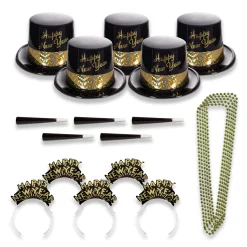 Online Windy City Novelties Golden Fantasy New Year Party Kit For 50