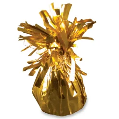 Hot Windy City Novelties Foil Balloon 2 1/2" Weight Gold