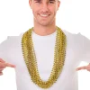 Hot Windy City Novelties Gold 7mm Bead 33" Necklaces