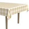 Windy City Novelties Gold Plaid Table Cover