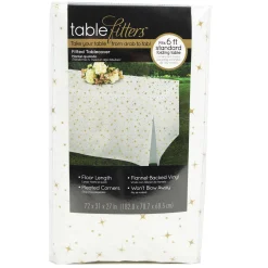 Clearance Windy City Novelties Gold Stars Vinyl Table Cover