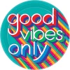 Sale Windy City Novelties Good Vibes 10 1/2" Plates