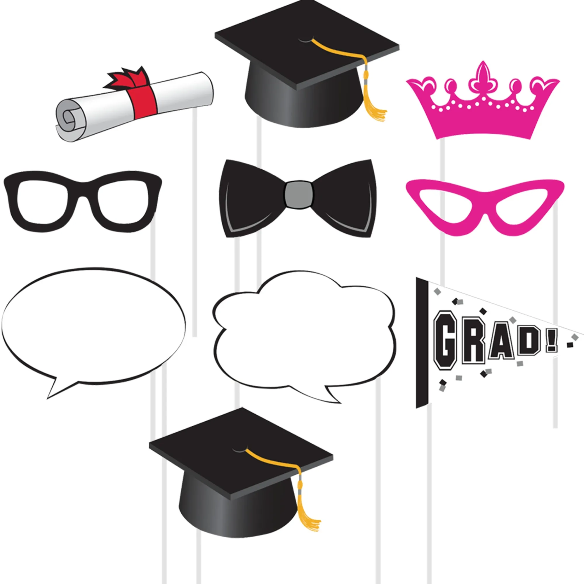 Best Windy City Novelties Graduation Photo Booth Prop Kit