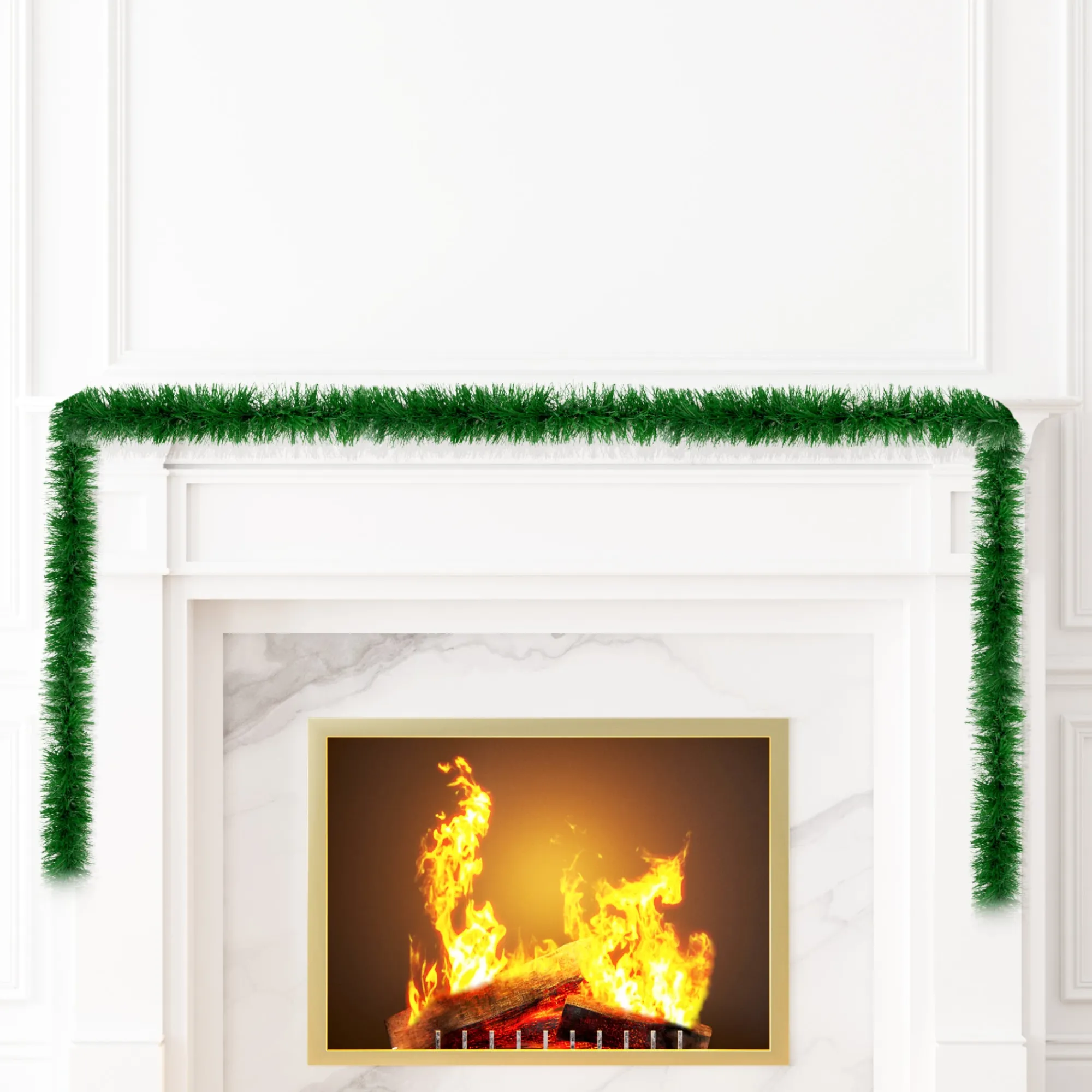 New Windy City Novelties Green Artificial Pine 18' Garland