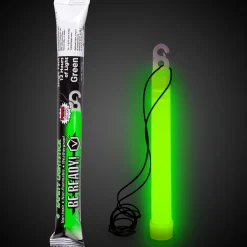 Windy City Novelties Be Ready 6" Safety Glow Stick Green