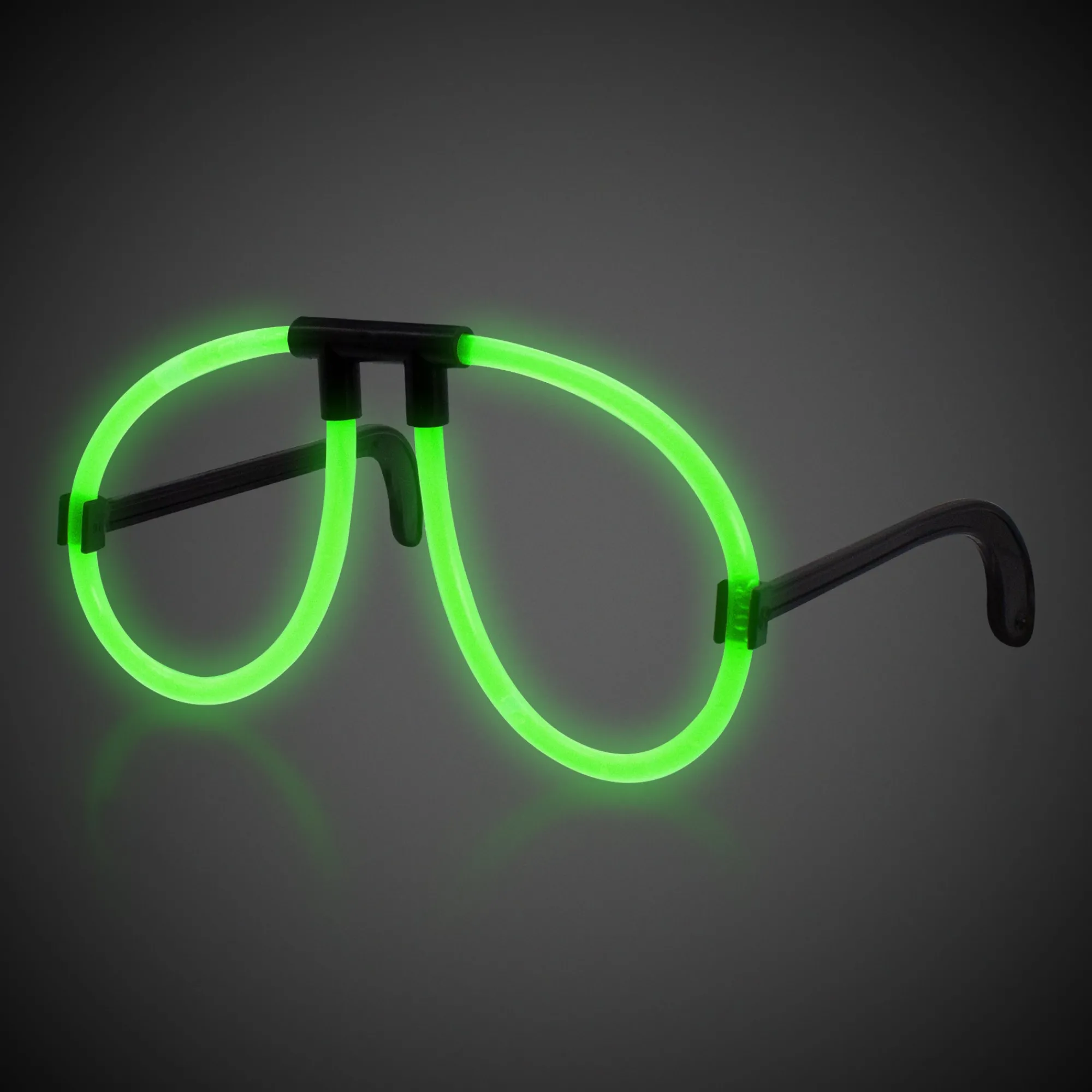 Hot Windy City Novelties Glow Eyeglasses Green