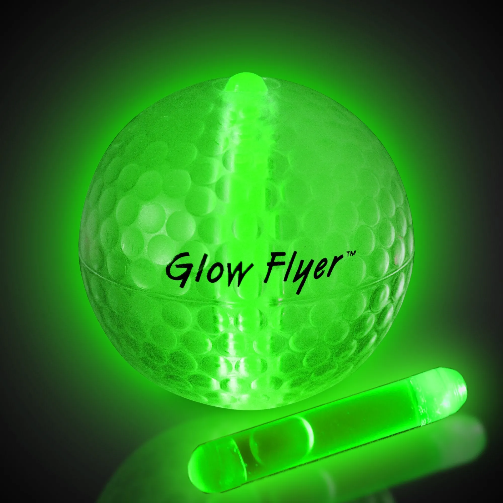 Hot Windy City Novelties Glow Flyer Golf Ball Green