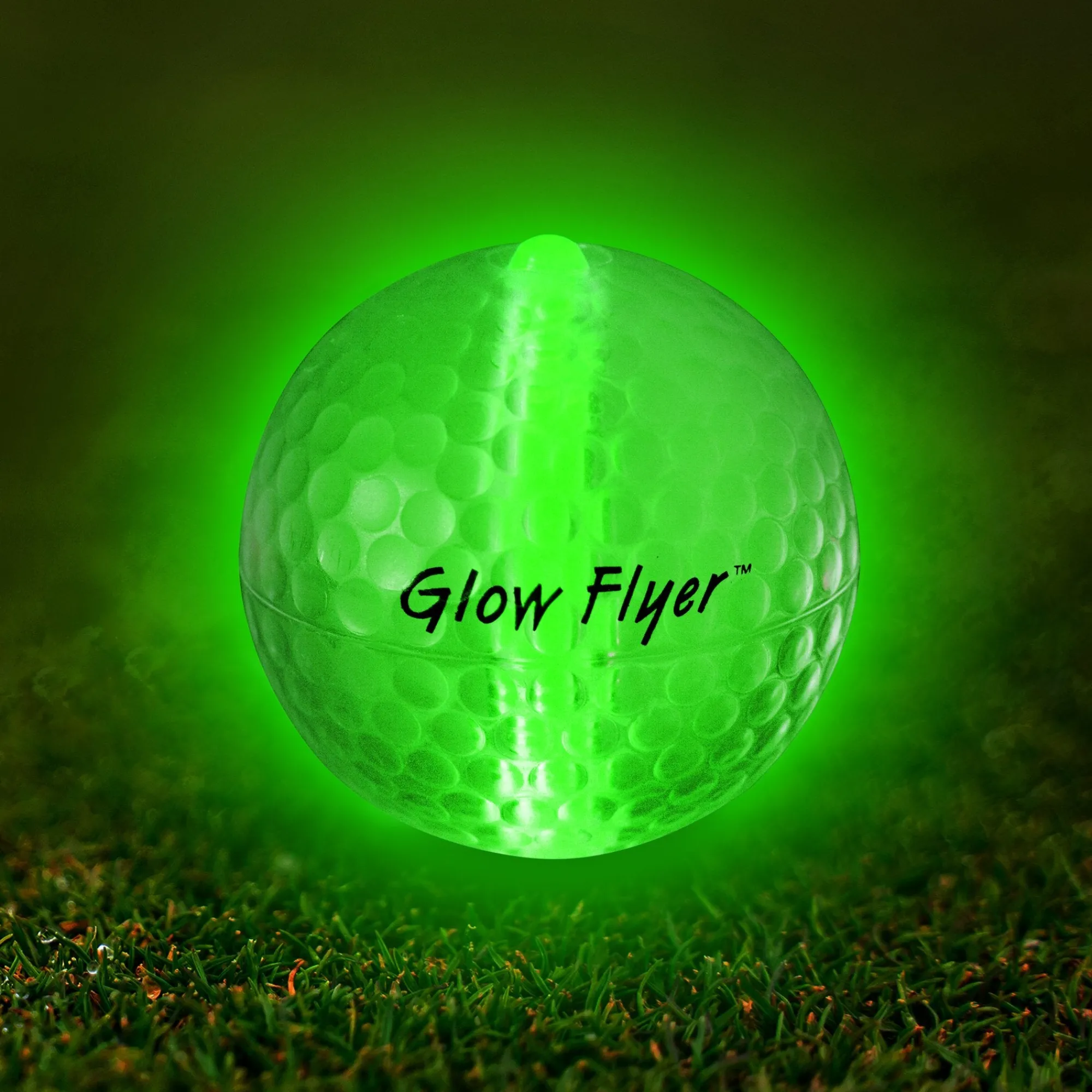 Hot Windy City Novelties Glow Flyer Golf Ball Green