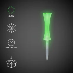 Windy City Novelties Green Glow Golf Tees