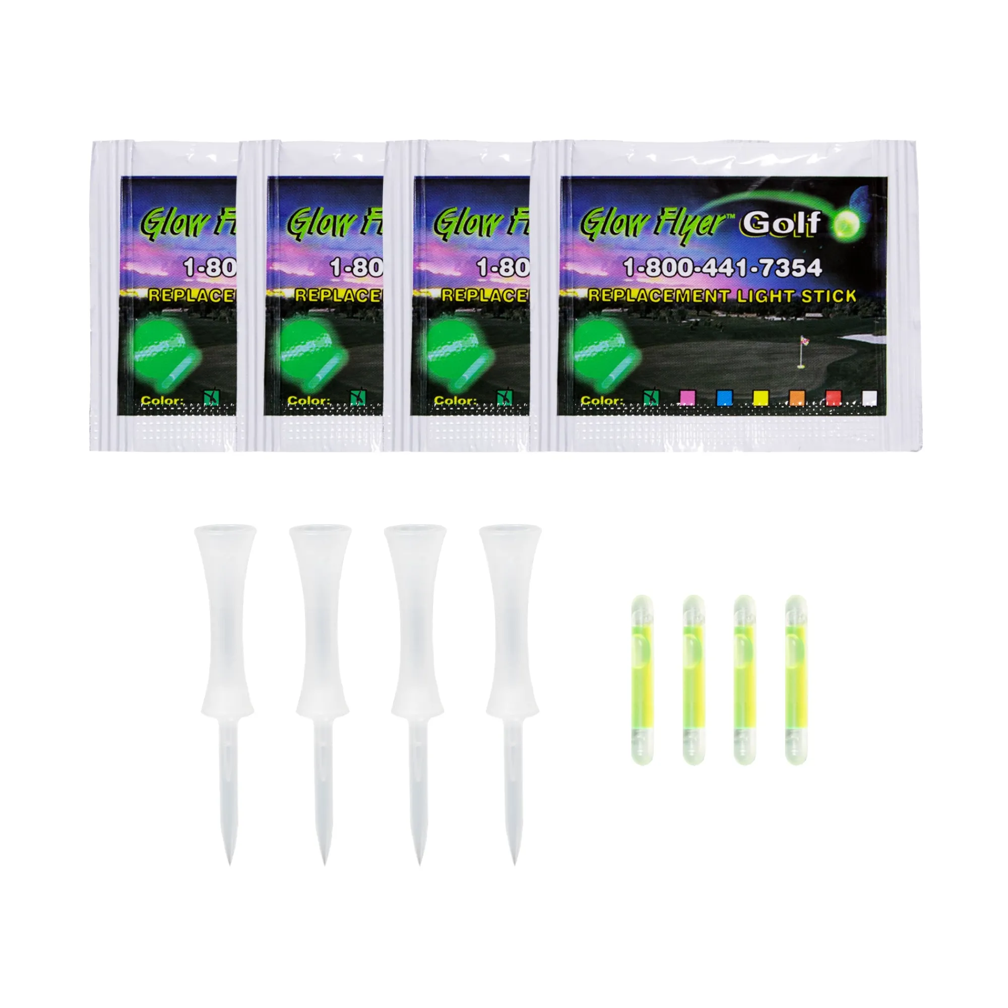 Windy City Novelties Green Glow Golf Tees
