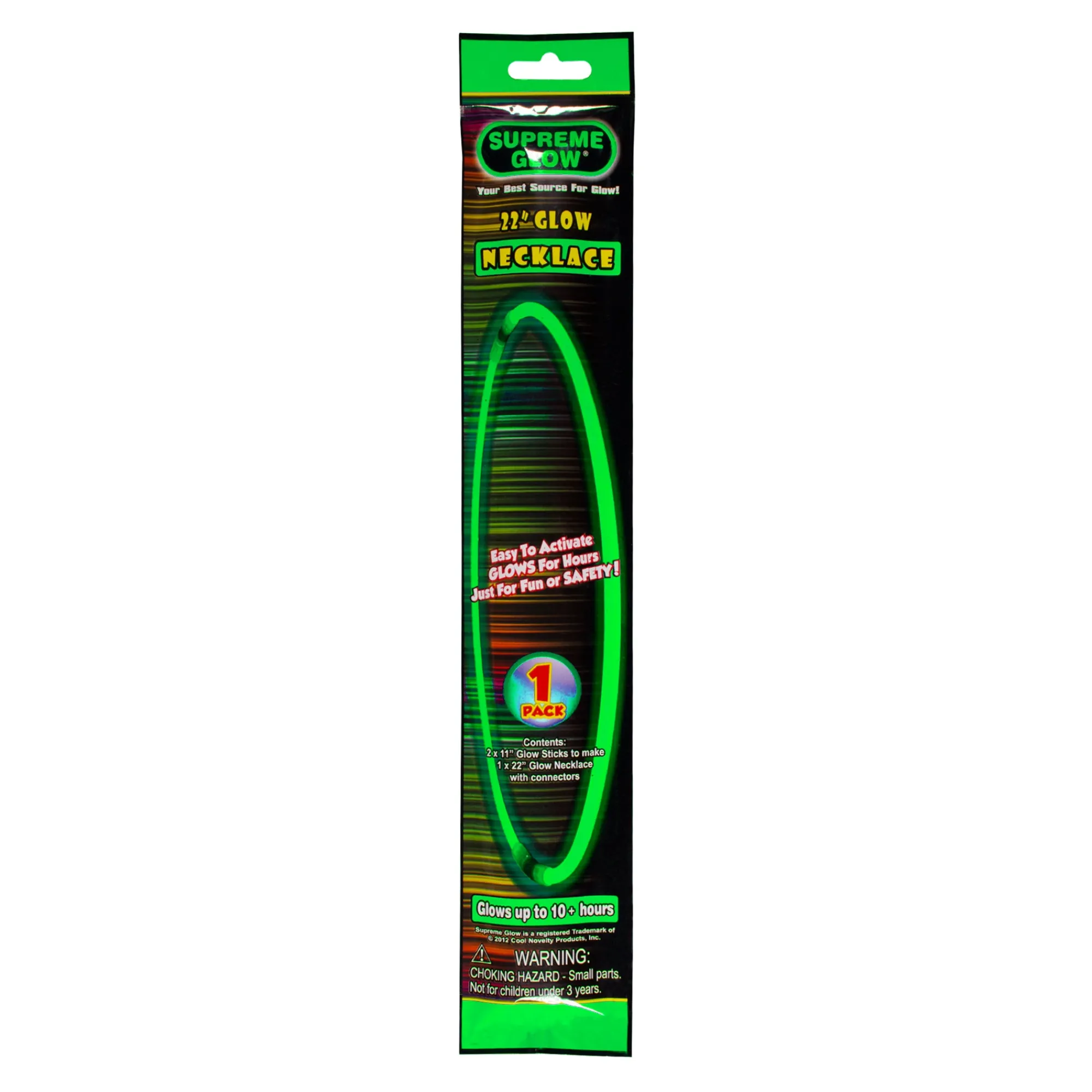 Online Windy City Novelties Glow Necklace Green