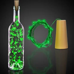Online Windy City Novelties LED Cork String Light Set Green