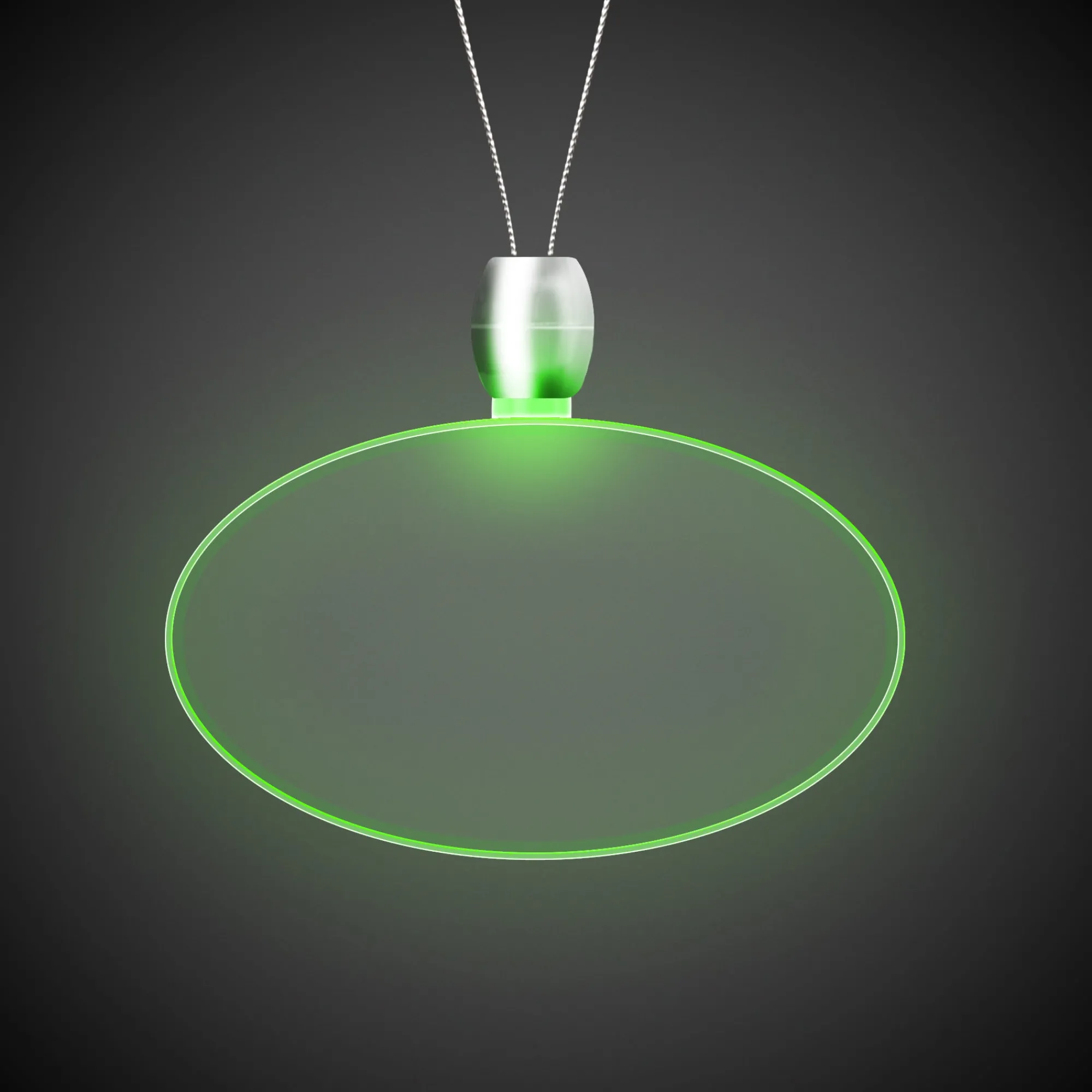 Online Windy City Novelties LED Oval Pendant Necklace Green