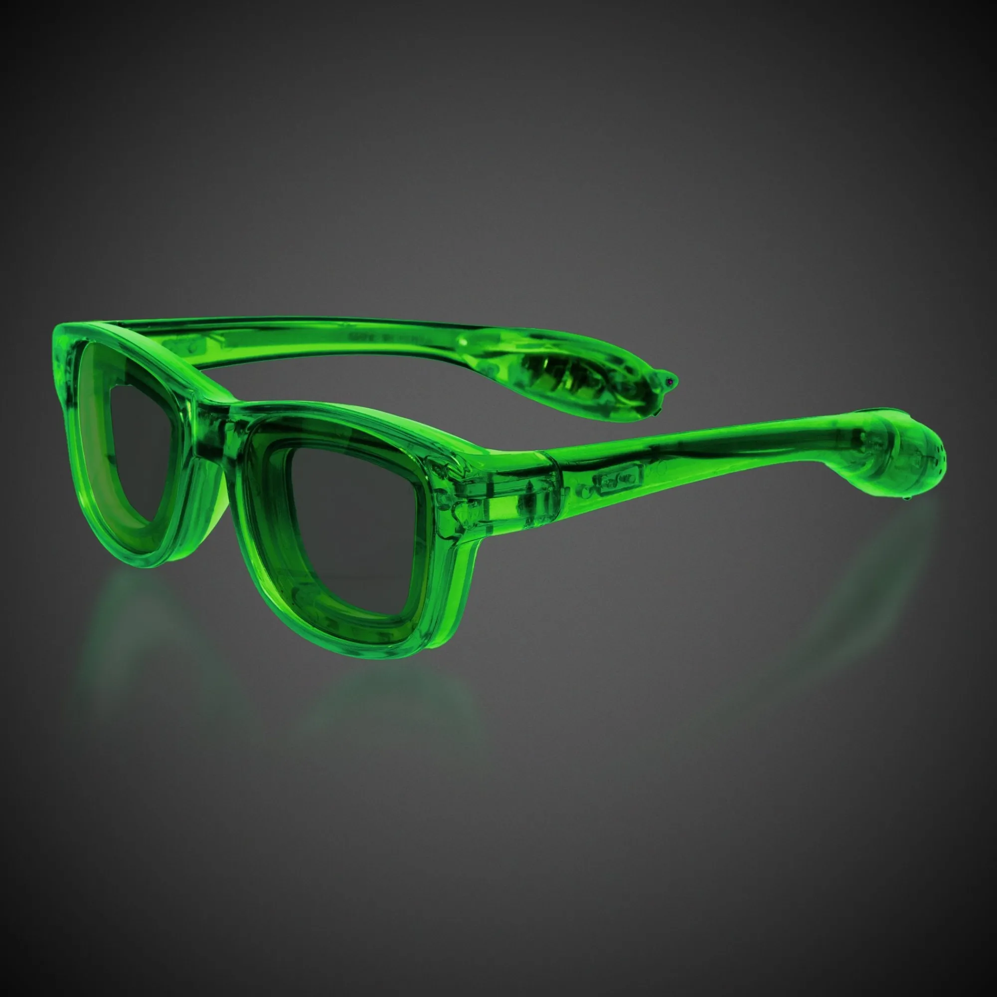 Best Windy City Novelties LED Retro Sunglasses Green