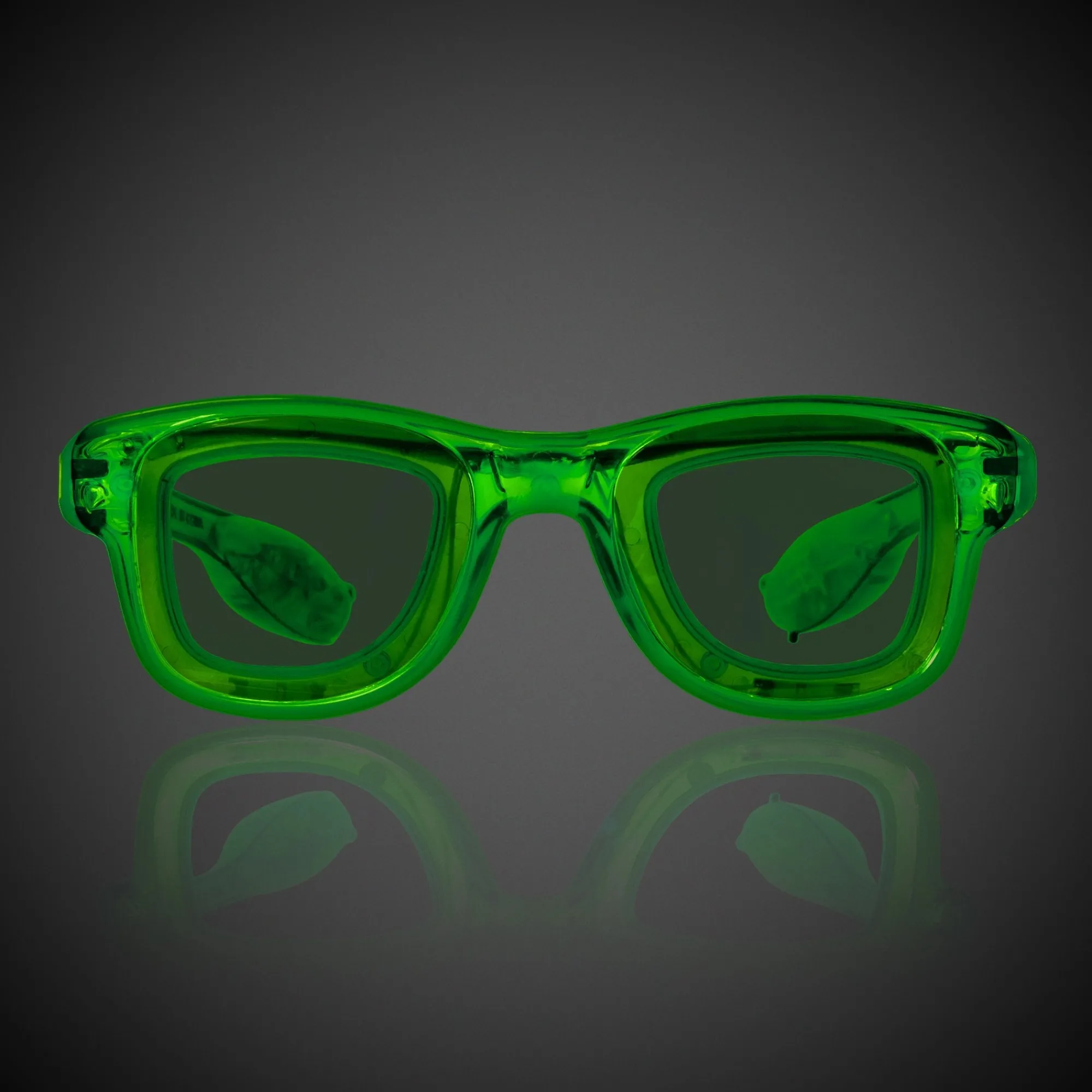 Best Windy City Novelties LED Retro Sunglasses Green