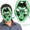 Discount Windy City Novelties Green Metallic Full Face Mask