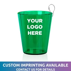 Online Windy City Novelties Green Plastic Shot Glass