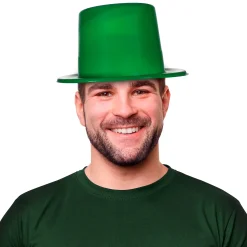 Hot Windy City Novelties Green Plastic Top Hats