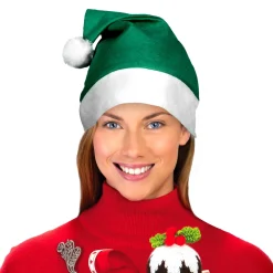 Outlet Windy City Novelties Santa Hats Green
