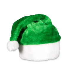 Clearance Windy City Novelties Green Santa Plush Hat