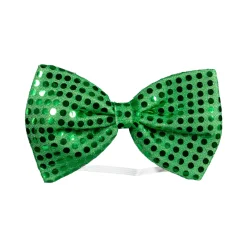 Discount Windy City Novelties Green Sequin Bow Tie
