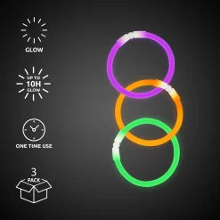 Discount Windy City Novelties Halloween Glow Bracelets Retail Counter Display