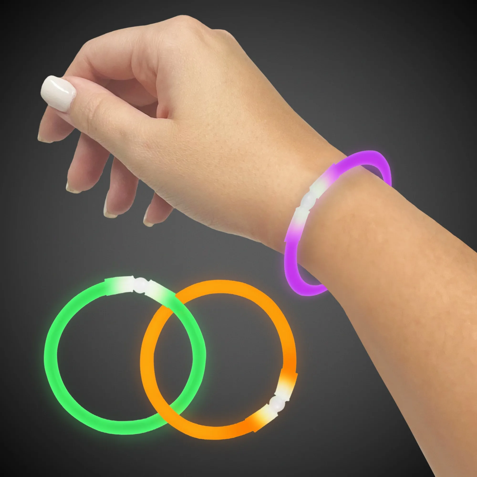 Discount Windy City Novelties Halloween Glow Bracelets Retail Counter Display